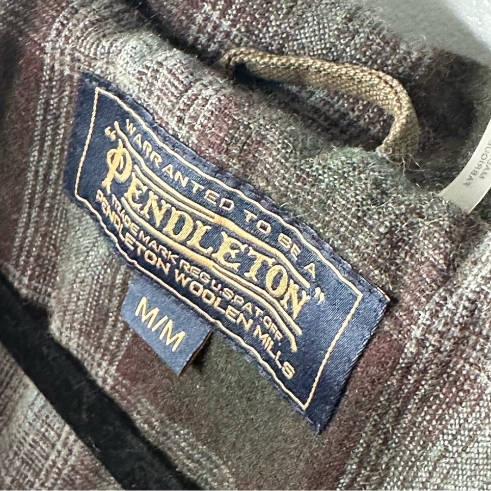 Pendleton Hooded “Black Hawk” Jacket Field Coat, … - image 3